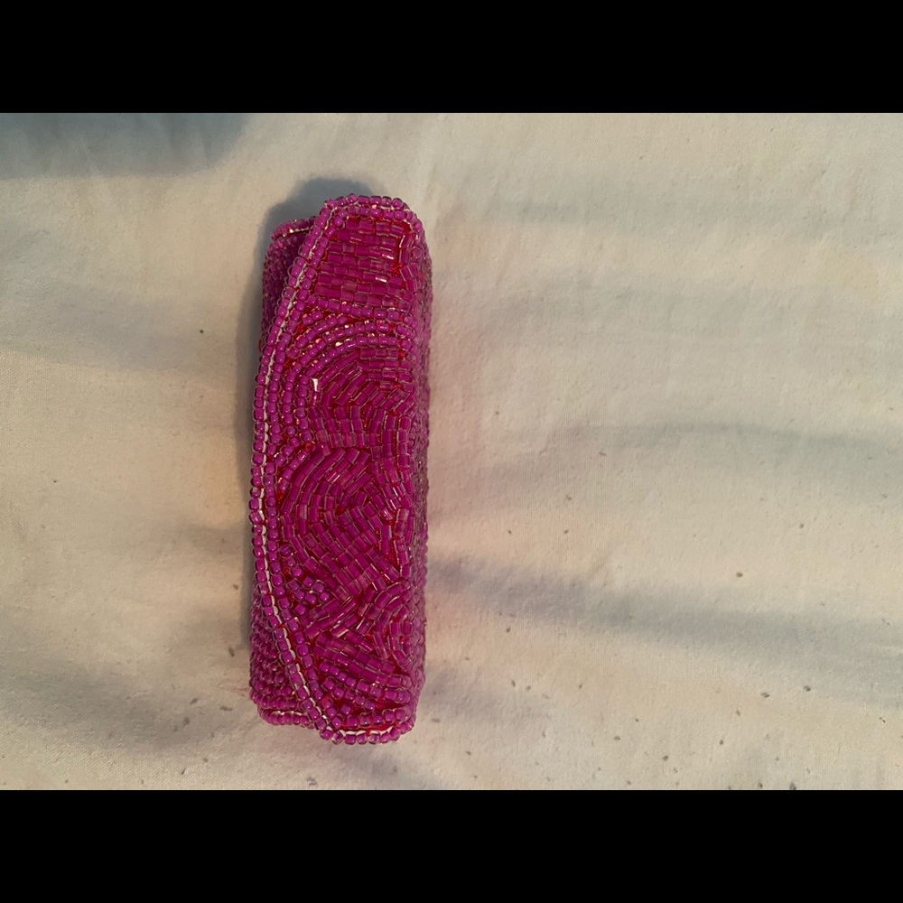 Mary Kay pink beaded lipstick holder with …